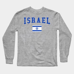 Israel Flag Long Sleeve T-Shirt